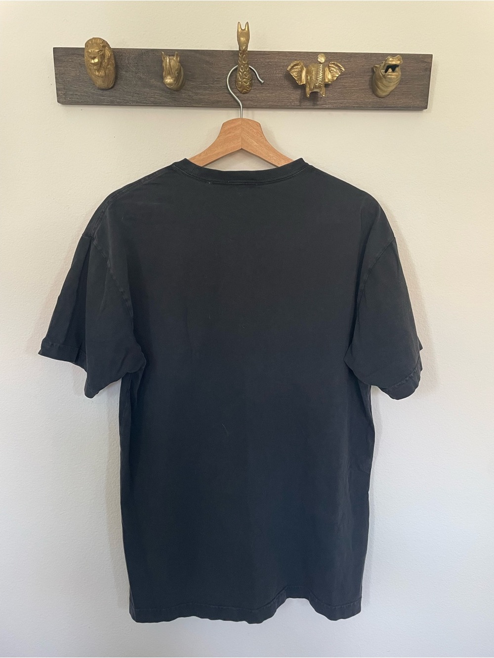 Kith Black Short-Sleeve Tee with Purple Lightning Cloud Graphic - Picture 3 of 3